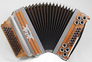 Müller Harmonika Indischer Apfel G C F B