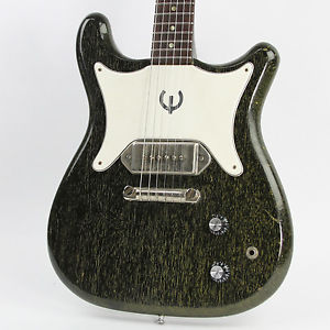 Vintage 1965 Epiphone Coronet Silver Fox W/ Soft Case