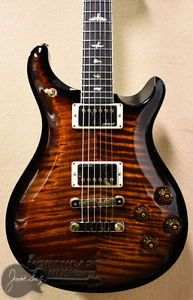 PRS Guitars 594 In Black Gold Burst Birds 10 top