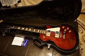 Gibson 2017 Les Paul Studio T Electric Guitar Wine Red U.S.A