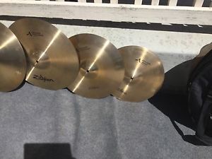 Used Zildjian Armand cymbal set up