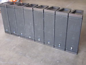 8 Meyer Sound M1D Speaker Active Line Array Audio System