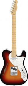 Fender American Deluxe Telecaster Thinline - Maple board - 3-Color Sunburst