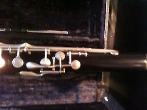 Vintage Noblet France Wood Bass Clarinet Includes mouthpiece and Case