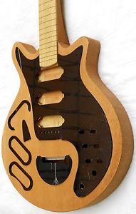 QUEEN BRIAN MAY RED SPECIAL GUITAR ONLY WOOD FOR ACCURATE REPLICA + PLASTICS KIT