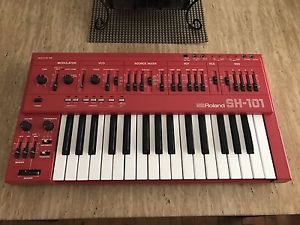 Roland SH-101 Keyboard Synthesizer: Rare Red Color: Final Price Drop!