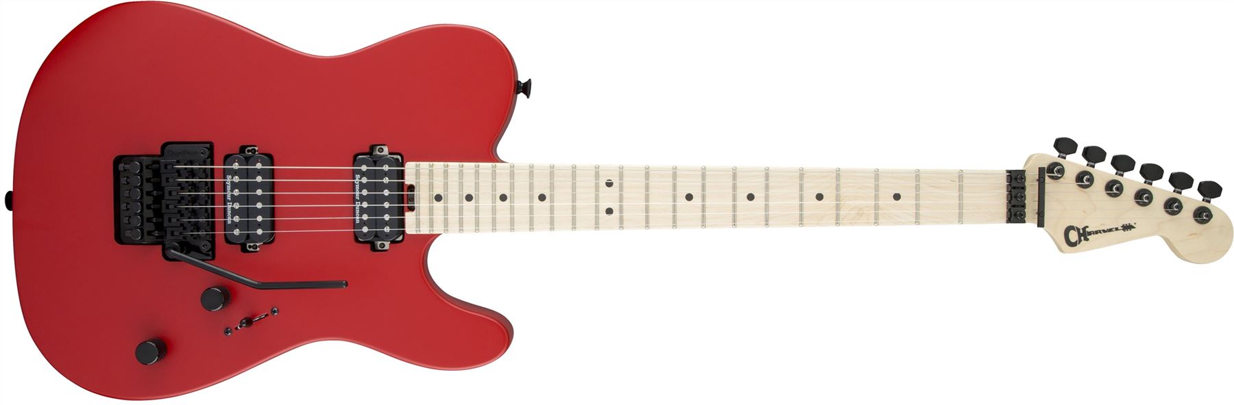 New 2017! Charvel Pro-Mod San Dimas Style 2 HH FR, Maple Fingerboard, Satin Red