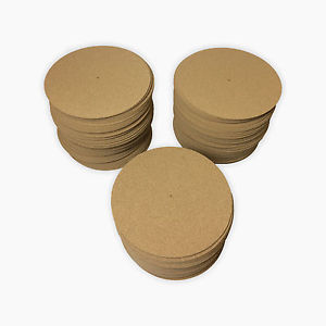 12" Cork Blank Slipmats 16oz Wholesale, Turntable, sublimation - screen print