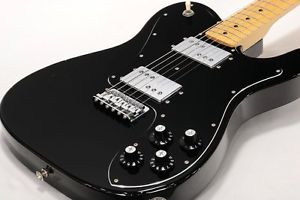 Fender Japan Telecaster Deluxe TD75-83 Black Used From Japan #A34
