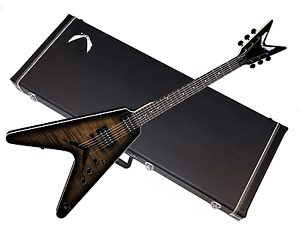 Dean VX Flame Top electric guitar Charcoal Burst NEW w/ HARD SHELL CASE