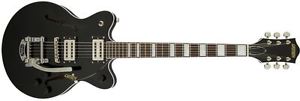 Gretsch G2655T Streamliner Center Block Jr.  Bigsby Broad'Tron Pickups - Black