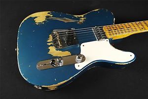 Fender Custom Shop LTD Telecaster Relic Caballo Tono Ligero Lake Placid Blue (6)