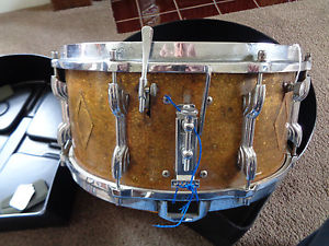 JIMI HENDRIX, MITCH MITCHELL OWNED AND USED PREMIER VINTAGE SPARKLE SNARE DRUM