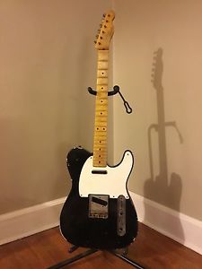 2016 Telecaster Broadcaster Black Relic Birdseye maple neck