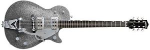 Gretsch G6129T Silver Jet with Bigsby Ebony Fingerboard - Silver Sparkle