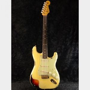 Fender Custom Shop TBC 1963 Stratocaster -Vintage White over Sunburst-/512