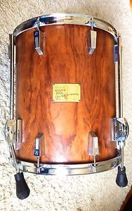 VINTAGE SONOR SIGNATURE BUBINGA LITE 15" dia x 17 deep floor tom drum Horst Link
