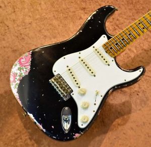 NEW Fender Custom Shop 1969 Stratocaster Aged Black Over Pink Paisley/512
