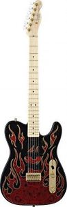 Fender James Burton Telecaster Maple Fingerboard Red Paisley Flames 108602887