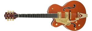 Gretsch G6120TLH Players Edition Nashville Lefty Filter'Tron Orange Stain