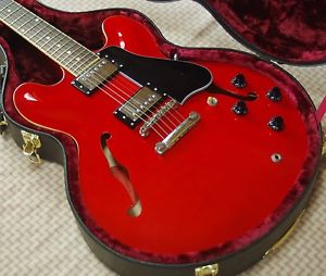 2009 Tokai ES-1 PX Pacifix Exclusive Electric Guitar ES-335 Red Rare Japan w/HC