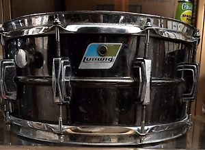 1978 Ludwig Vintage Black Beauty 14x6.5 Snare Drum