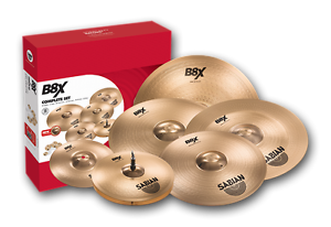 SABIAN B8X Complete Set Cymbal Pack 45006X