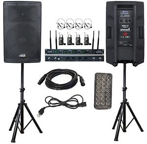 STARAUDIO 15quot 2500w Powered 2