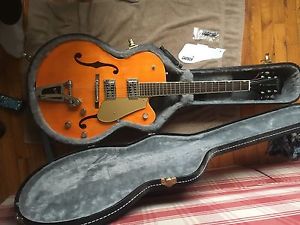 Gretsch G5120 Electromatic Hollow Body Electric Guitar in Orange w/ extras