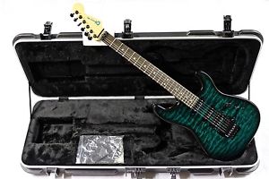 Charvel Pro Mod Series Wild Card #4 - Dead Calm Aqua - Made in Japan w/ Case