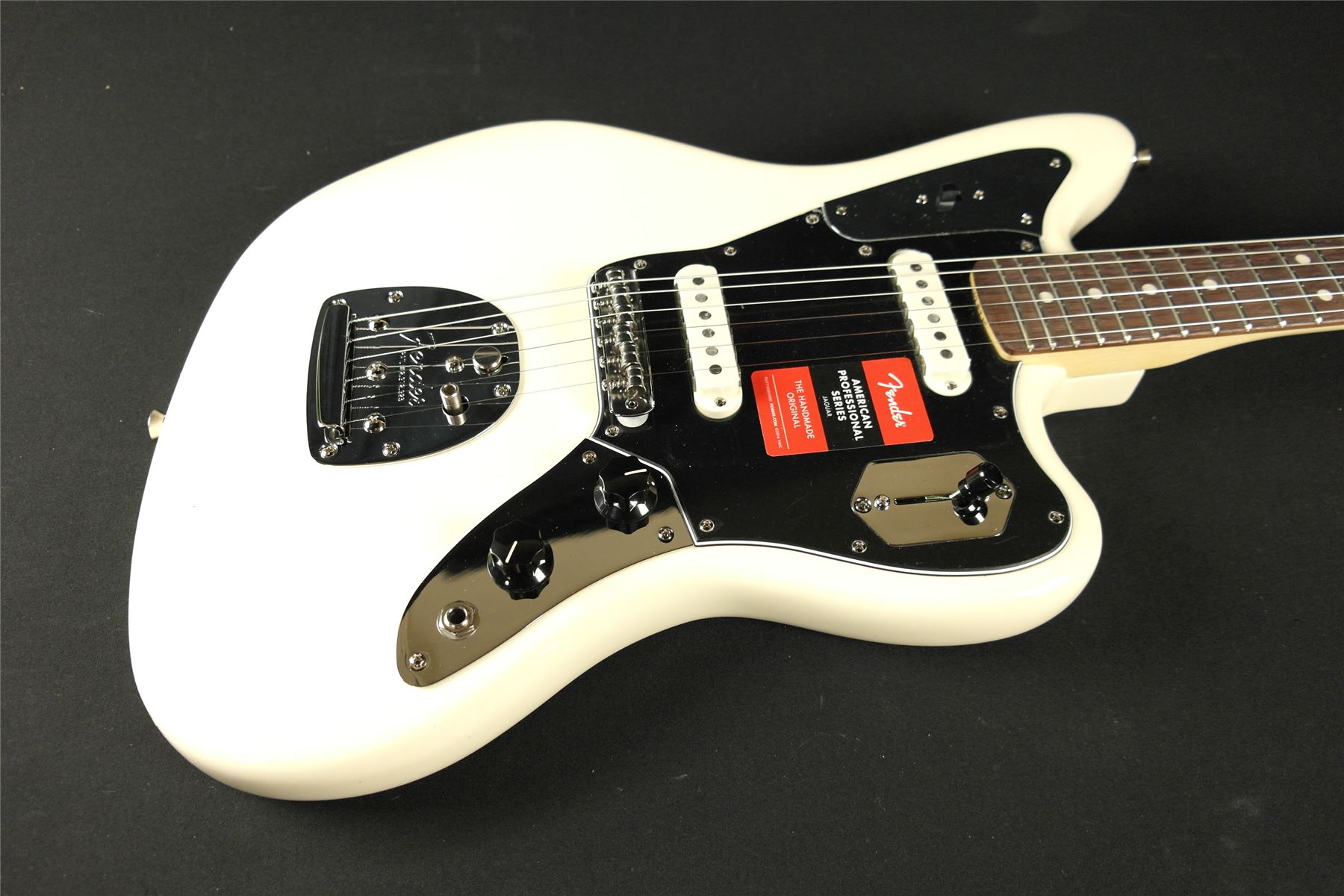 Fender American Pro Jaguar - Rosewood Fingerboard - Olympic White (325)