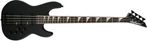 Jackson X Series Concert Bass CBXNT IV Rosewood Fingerboard Satin Black
