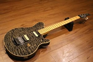 Musicman AXIS EX Translucent Black "EVH" "MIJ", 1999, Very good condition w/GB
