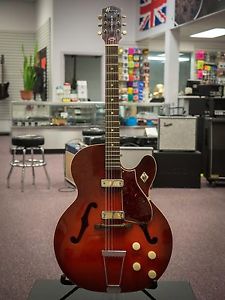 Vintage 1960's Harmony H54 H-54 Rocket, Hollowbody Guitar, Gold Foil pickups!
