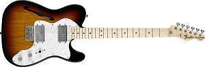 Fender Classic Series '72 Telecaster Thinline 3-Color Sunburst 137402300