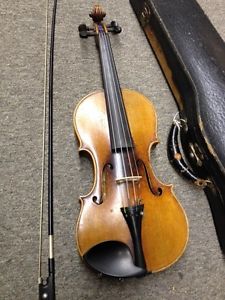 1930S Jul. Heinr Zimmerman Violin With Case And Bow