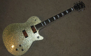 Gretsch Professional Silver Jet G6129 Electric Guitar Project Duo Sparkle Top