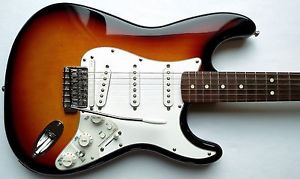 Roland GC-1 GK Ready Fender Stratocaster MIM Sunburst Synth Guitar 1999 w/HSC