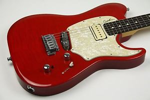 Godin Passion Custom Trans Red Flame RN (Prototype) w/Gigbag , Free Shipping