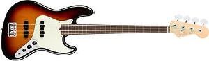 Fender American Pro Jazz Bass Fretless - 3 -Color Sunburst