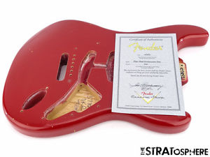 Fender USA Custom Shop Postmodern Journeyman Relic Stratocaster BODY Strat Red