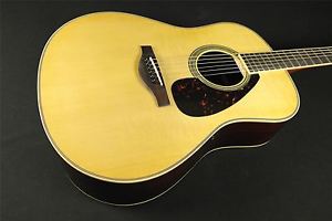 Yamaha LL6 ARE L Series All Solid  Series Jumbo Acoustic Guitar - Natural (632)