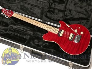 MUSIC MAN Axis Super Sport (Trans Red) guitar From JAPAN/456