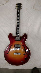 Vintage 1981 Gibson ES-347, Sunburst, HSC, EXC Condition