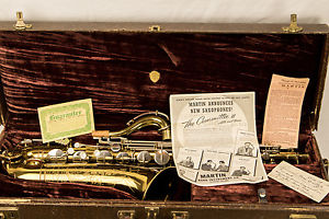 1939 Martin Committee II Lion and Crown Tenor Saxophone