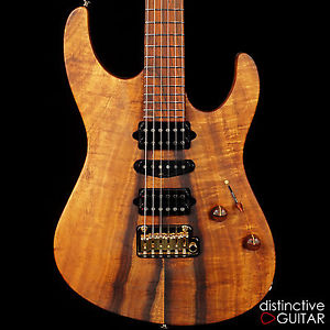 NEW SUHR CUSTOM MODERN ELECTRIC GUITAR RARE CURLY KOA BODY IN NATURAL OIL FINISH