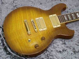 Gibson Les Paul Standard Double Cut Plus "Honey Burst" guitar FROM JAPAN/512