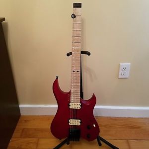Kiesel Vader 6 Electric Guitar Satin Trans Crimson Red