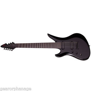 Schecter Blackjack A-8 LH Gloss Black BLK 8-String Left-Handed Electric Guitar
