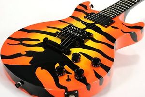 EDWARDS E - SR - Kellogg Orange Tiger Ken Yokoyama Electric Guitar Free Shipping